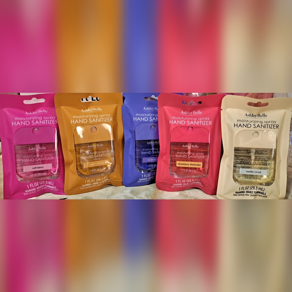 Ashley Belle Moisturizing Hand Sani Set Of 5